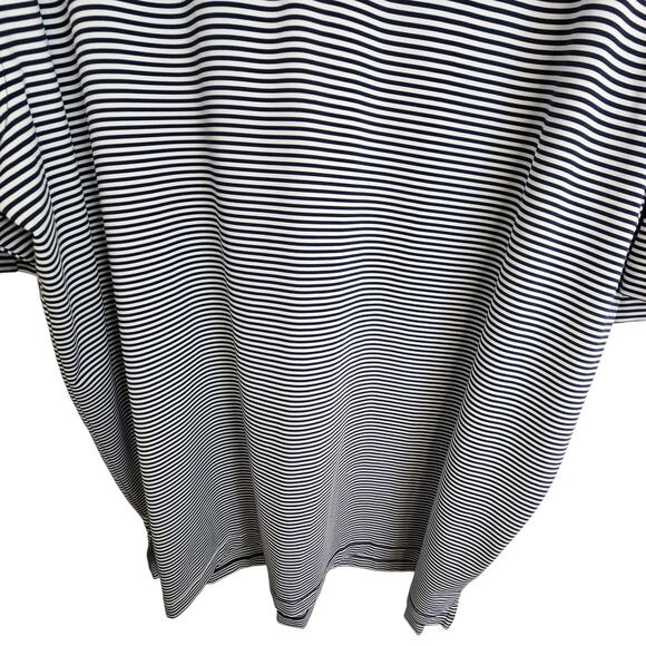 Peter Millar Summer Comfort Polo Peter Millar Polo Golf Polo Shirt Men XXL Navy - Picture 3 of 9